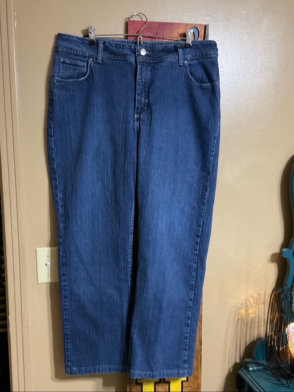 Riders by Lee Women's Dark Blue Straight-Leg Jeans